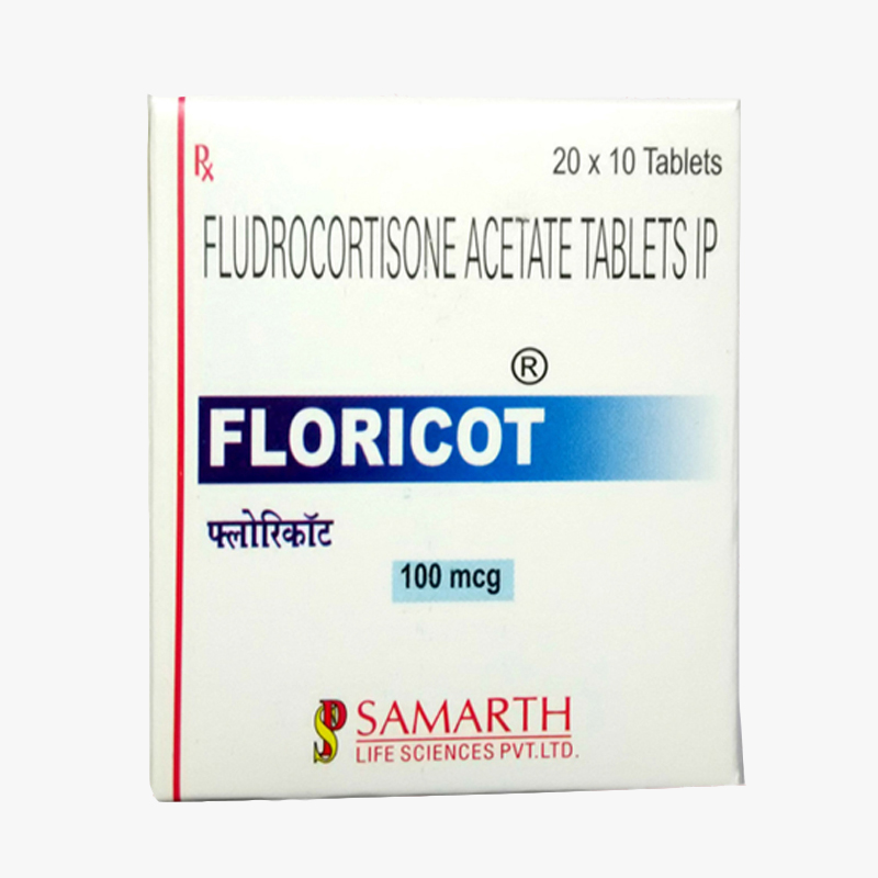 Floricot (Fludrocortisone) 100mcg
