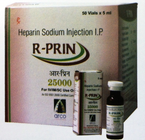 R-PRIN HEPARIN SODIUM INJ IP