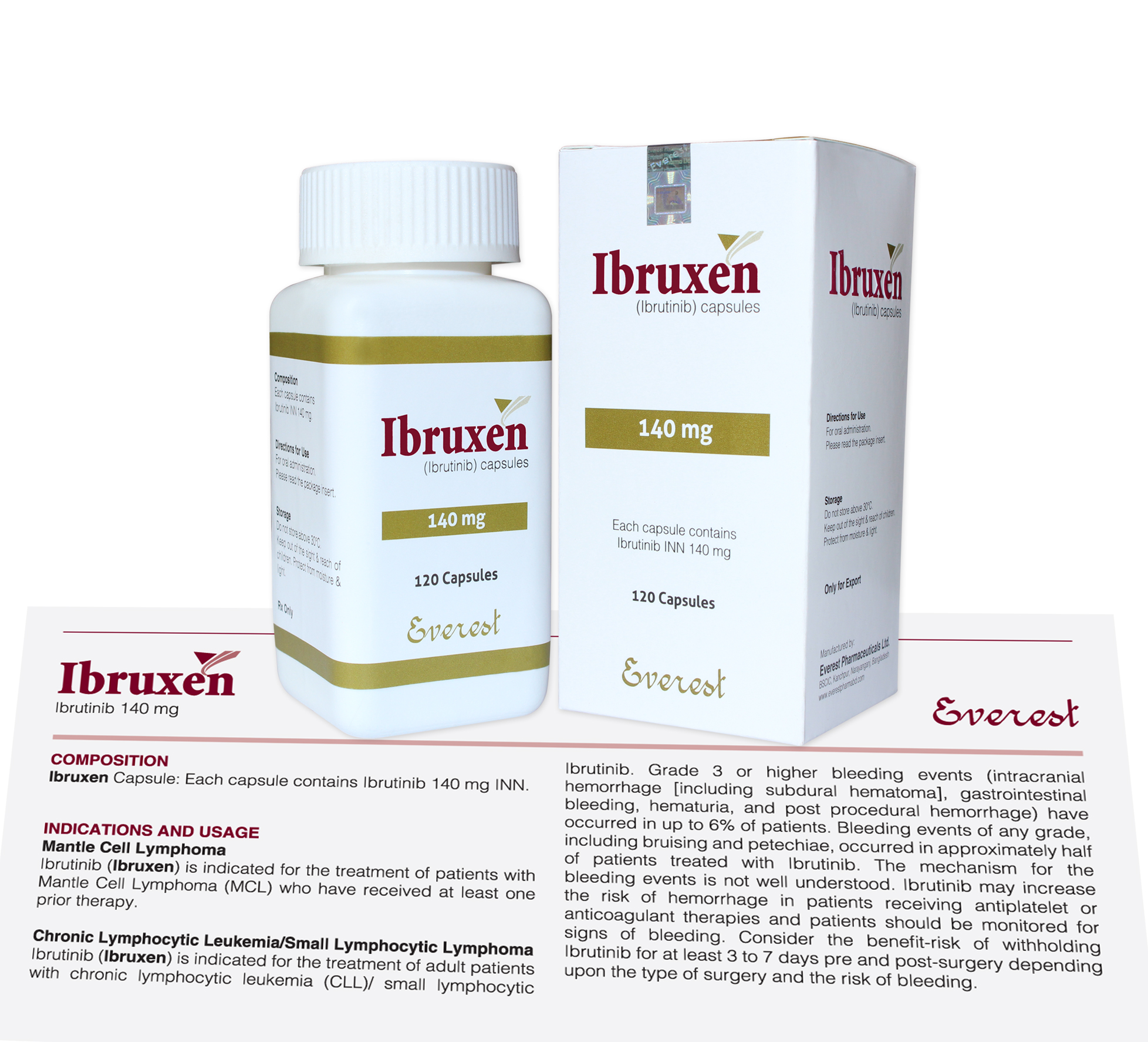 Ibruxen Ibrutinib 140 mg